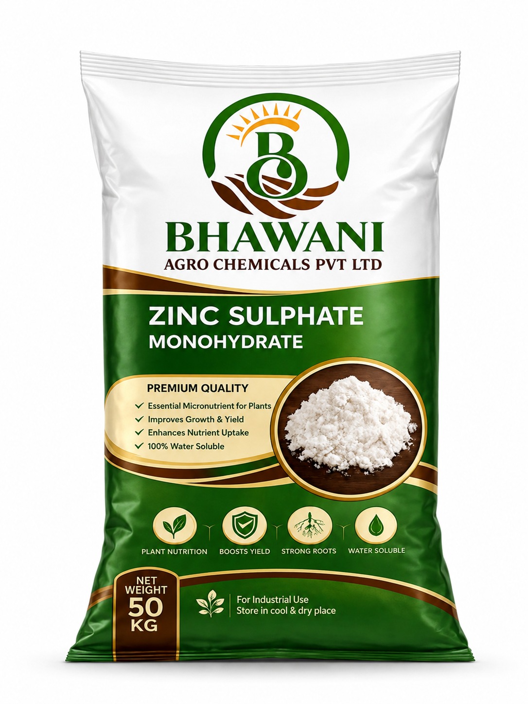Zinc Sulphate Monohydrate — Fertilizers from Bhawani Agro Chemicals Pvt. Ltd.
